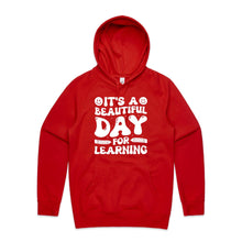 Load image into Gallery viewer, It's a beautiful day for learning - hooded sweatshirt