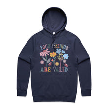 Load image into Gallery viewer, Your feelings are valid - hooded sweatshirt