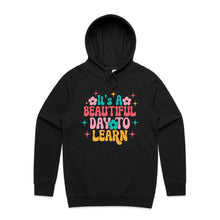 Load image into Gallery viewer, It's a beautiful day to learn - hooded sweatshirt