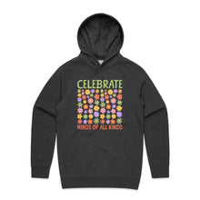 Load image into Gallery viewer, Celebrate minds of all kinds - hooded sweatshirt