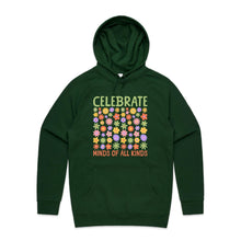 Load image into Gallery viewer, Celebrate minds of all kinds - hooded sweatshirt