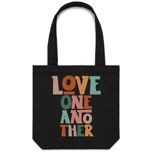 Love one another - Canvas Tote Bag