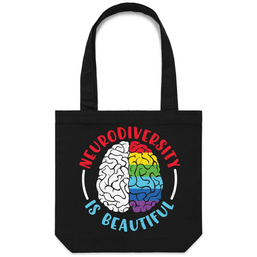 Neurodiversity is beautiful - Canvas Tote Bag