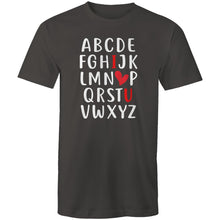 Load image into Gallery viewer, I love you - alphabet