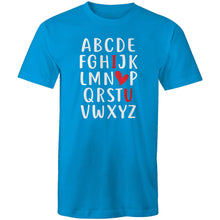 Load image into Gallery viewer, I love you - alphabet