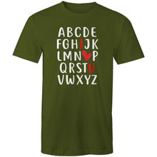 Load image into Gallery viewer, I love you - alphabet