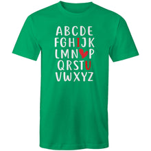 Load image into Gallery viewer, I love you - alphabet