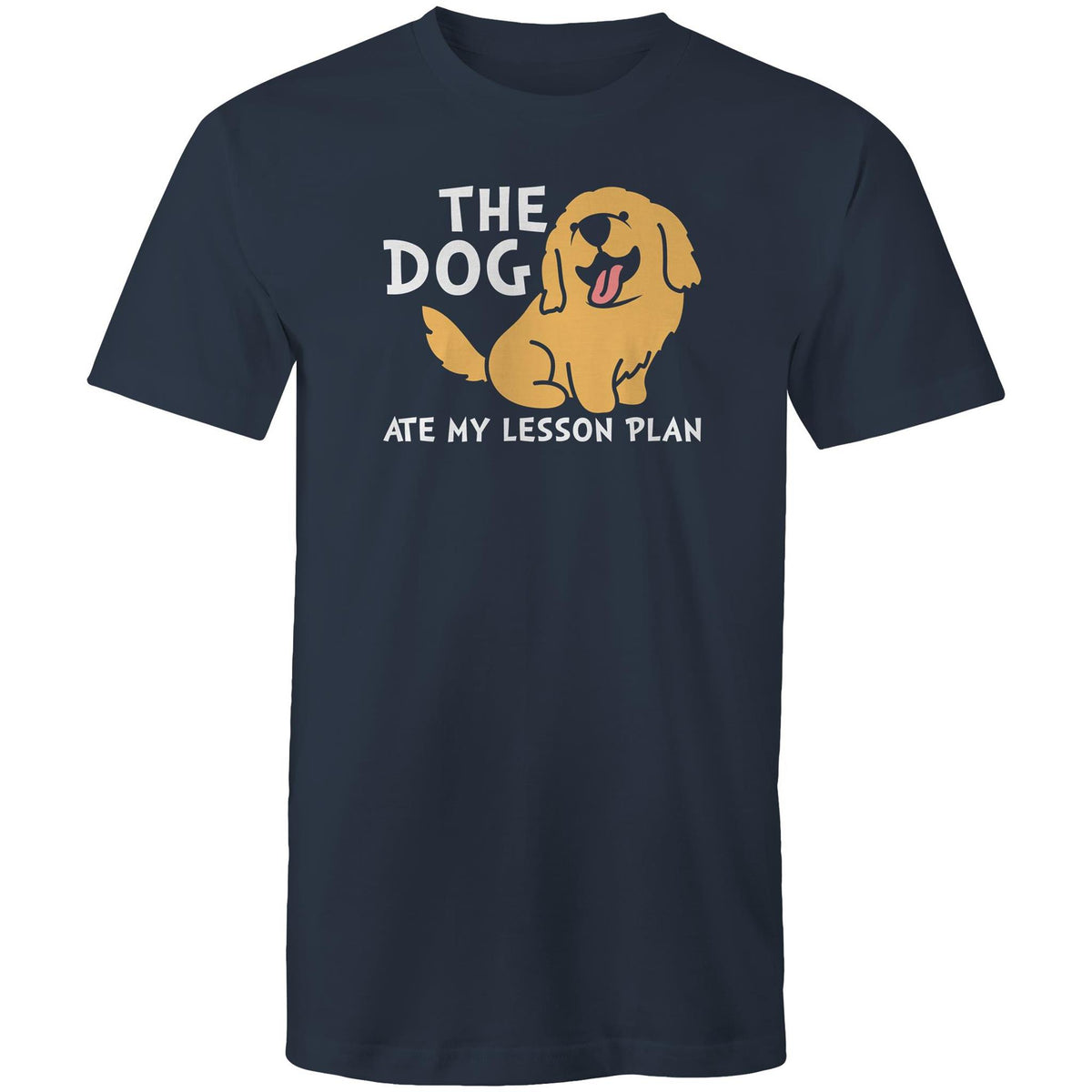 The dog ate my lesson plan – Teacher T-shirts Australia