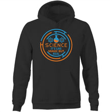 Load image into Gallery viewer, Science, it's like magic but real - Pocket Hoodie Sweatshirt