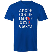 Load image into Gallery viewer, I love you - alphabet