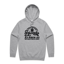 Load image into Gallery viewer, Check on your friends as much as you check social media - hooded sweatshirt