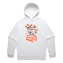 Load image into Gallery viewer, Readers are leaders - hooded sweatshirt