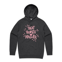 Load image into Gallery viewer, Treat yourself with kindness - hooded sweatshirt