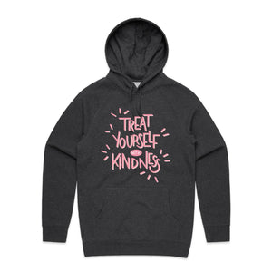 Treat yourself with kindness - hooded sweatshirt