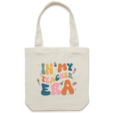 Load image into Gallery viewer, In my teacher era - Canvas Tote Bag