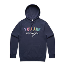 Load image into Gallery viewer, You are enough. - hooded sweatshirt