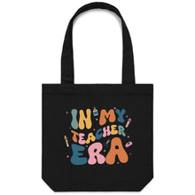 Load image into Gallery viewer, In my teacher era - Canvas Tote Bag