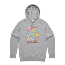 Load image into Gallery viewer, Anything is possible - hooded sweatshirt