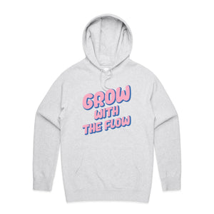 Grow with the flow - hooded sweatshirt