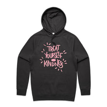 Load image into Gallery viewer, Treat yourself with kindness - hooded sweatshirt