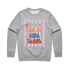 Load image into Gallery viewer, You can do hard things - crew neck sweatshirt