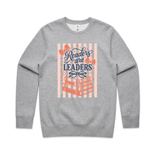 Load image into Gallery viewer, Readers are leaders - crew neck sweatshirt