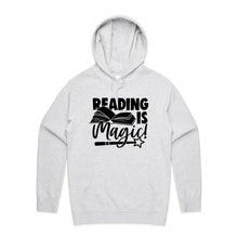 Load image into Gallery viewer, Reading is magic! - hooded sweatshirt