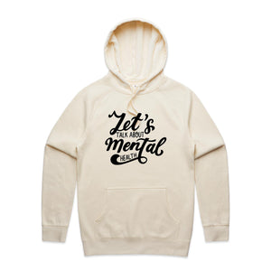 Let's talk about mental health - hooded sweatshirt