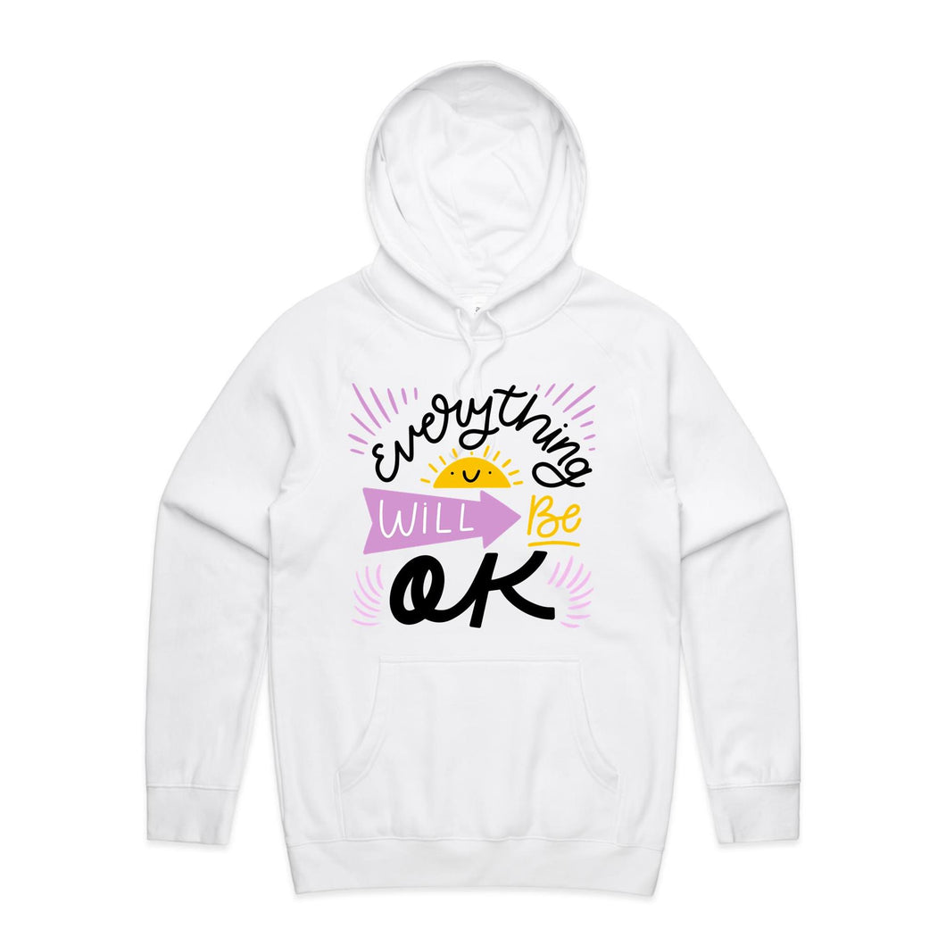 Everything will be ok - hooded sweatshirt