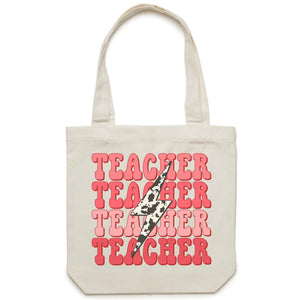 Teacher - Canvas Tote Bag