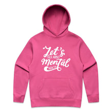 Load image into Gallery viewer, Let&#39;s talk about mental health - hooded sweatshirt