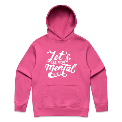Let's talk about mental health - hooded sweatshirt