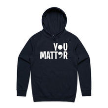 Load image into Gallery viewer, You Matter (semi-colon) - hooded sweatshirt