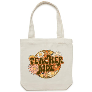 Teacher aide - Canvas Tote Bag