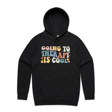 Load image into Gallery viewer, Going to therapy is cool - hooded sweatshirt