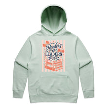 Load image into Gallery viewer, Readers are leaders - hooded sweatshirt