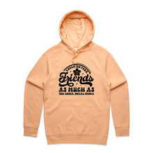 Load image into Gallery viewer, Check on your friends as much as you check social media - hooded sweatshirt