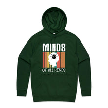 Load image into Gallery viewer, Minds of all kinds - hooded sweatshirt