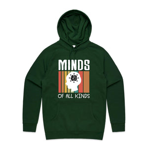 Minds of all kinds - hooded sweatshirt