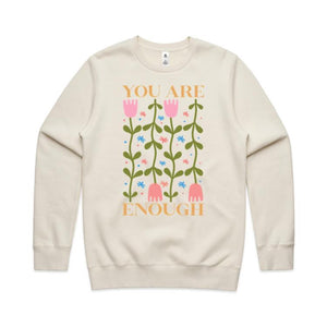 You are enough - crew neck sweatshirt
