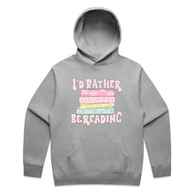 Load image into Gallery viewer, I'd rather be reading - hooded sweatshirt