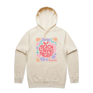 Teach Love Inspire Teacher - hooded sweatshirt