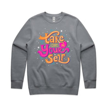 Load image into Gallery viewer, Take care of yourself - crew neck sweatshirt