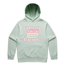 Load image into Gallery viewer, I'd rather be reading - hooded sweatshirt