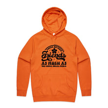Load image into Gallery viewer, Check on your friends as much as you check social media - hooded sweatshirt