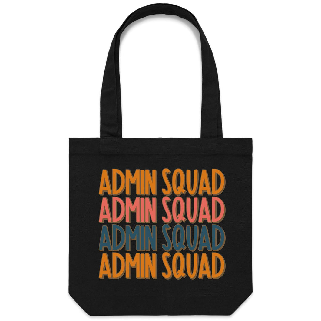 Admin squad - Canvas Tote Bag