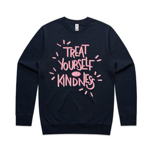 Treat yourself with kindness - crew neck sweatshirt