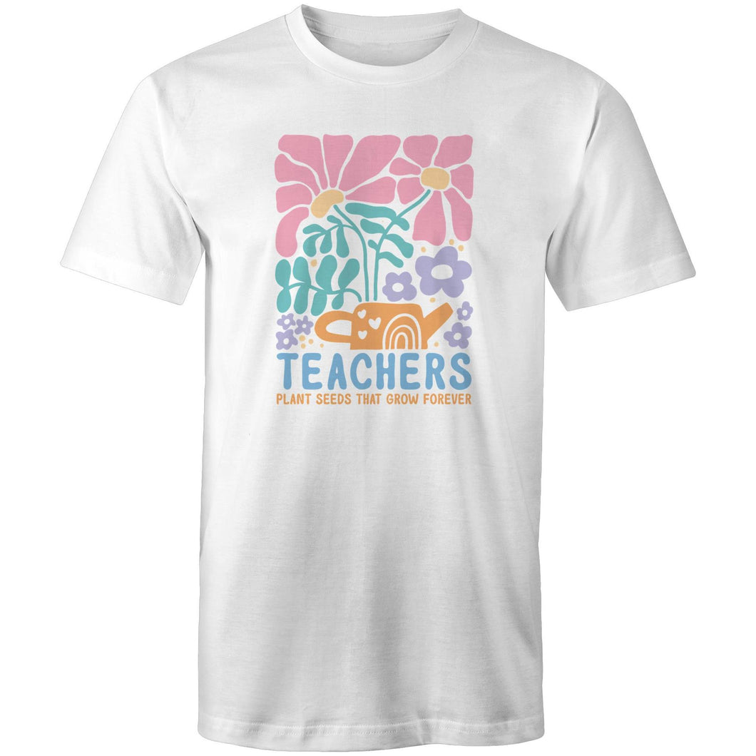 Teacher plant seeds that grow forever