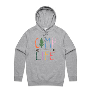 Camp life - hooded sweatshirt