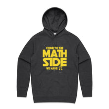 Load image into Gallery viewer, Come to the math side we have Pi - hooded sweatshirt